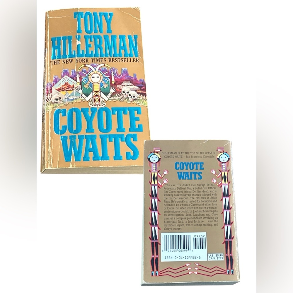 Tony Hillerman 'Coyote Waits’ paperback
